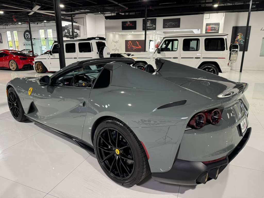 2021 Ferrari 812 GTS Grigio Medio paint, Blu Sterling interior,surround view camera system,JBL Professional audio & MORE! Fort Lauderdale FL