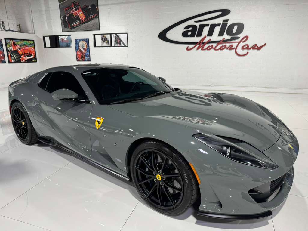 2021 Ferrari 812 GTS Grigio Medio paint, Blu Sterling interior,surround view camera system,JBL Professional audio & MORE! Fort Lauderdale FL