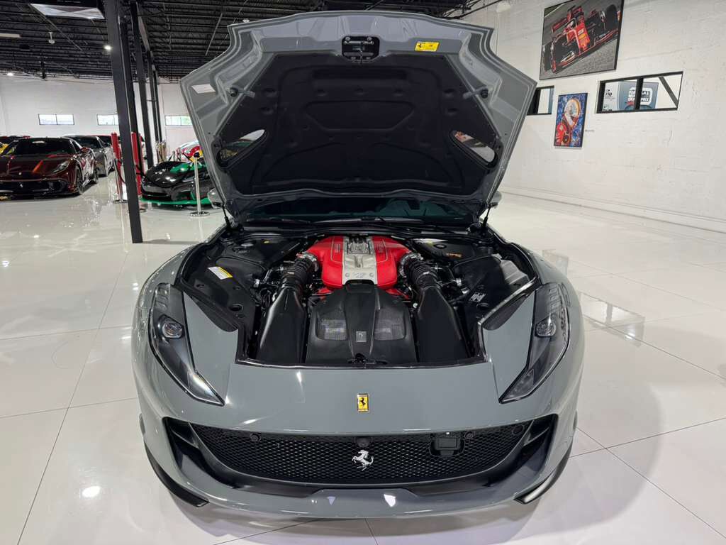 2021 Ferrari 812 GTS Grigio Medio paint, Blu Sterling interior,surround view camera system,JBL Professional audio & MORE! Fort Lauderdale FL