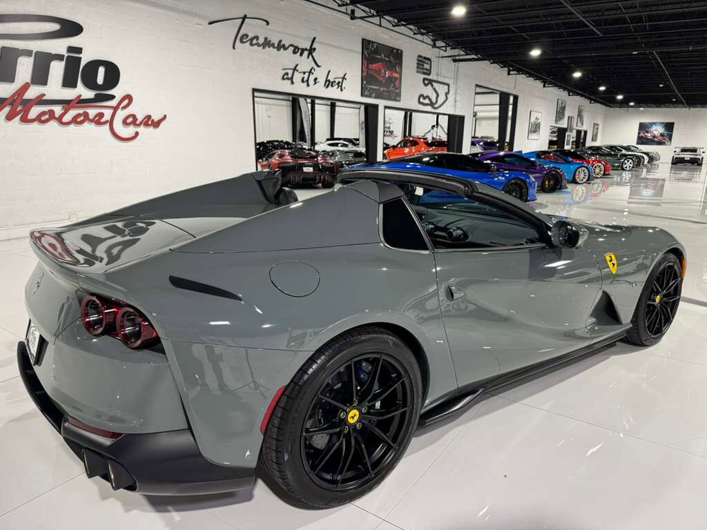 2021 Ferrari 812 GTS Grigio Medio paint, Blu Sterling interior,surround view camera system,JBL Professional audio & MORE! Fort Lauderdale FL
