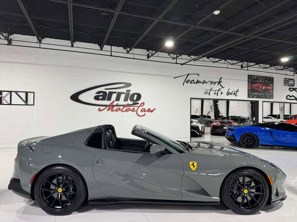 2021 Ferrari 812 GTS Grigio Medio paint, Blu Sterling interior,surround view camera system,JBL Professional audio & MORE! Fort Lauderdale FL