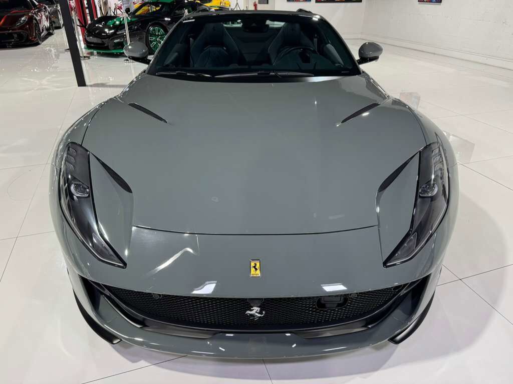 2021 Ferrari 812 GTS Grigio Medio paint, Blu Sterling interior,surround view camera system,JBL Professional audio & MORE! Fort Lauderdale FL