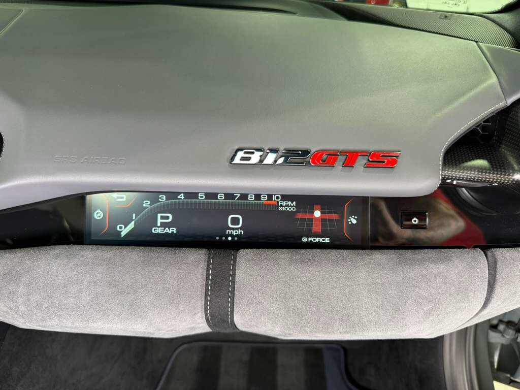 2021 Ferrari 812 GTS Grigio Medio paint, Blu Sterling interior,surround view camera system,JBL Professional audio & MORE! Fort Lauderdale FL