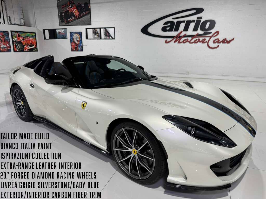 2021 Ferrari 812 GTS TAILOR MADE! Inspirazioni Collection, 1 of 1 spec, Extra-Range paint/interior AND MUCH MUCH MORE!! Fort Lauderdale FL