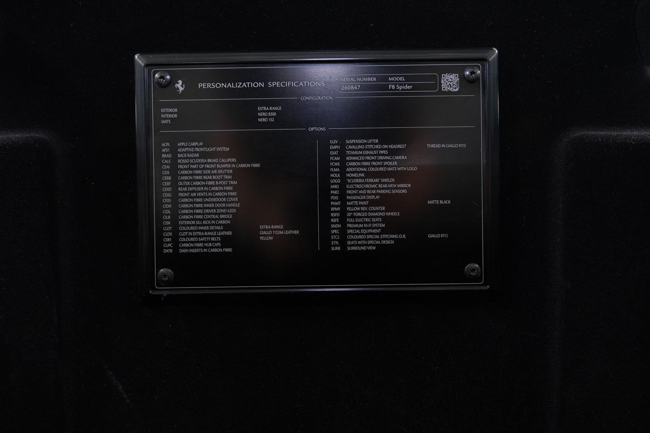 2021 Ferrari F8 Spider Miami FL