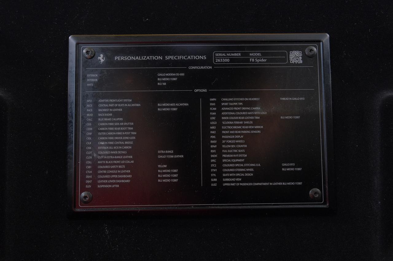 2021 Ferrari F8 Spider Miami FL