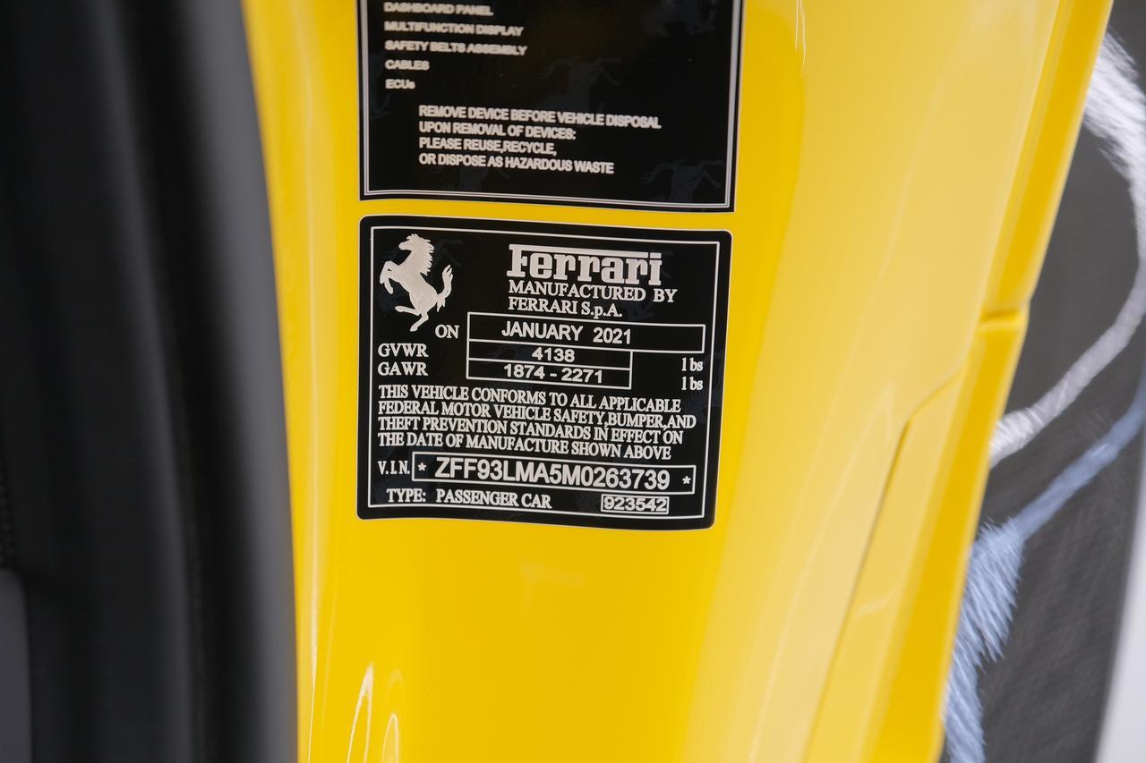 2021 Ferrari F8 Spider Base Miami FL