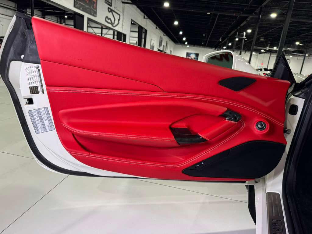 2021 Ferrari F8 Spider Bianco Avus paint, Rosso Ferrari interior, passenger display, adaptive frontlight system AND MORE!!! Fort Lauderdale FL