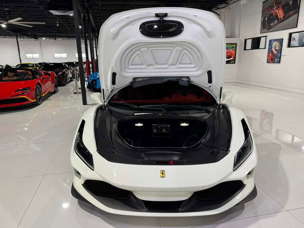 2021 Ferrari F8 Spider Bianco Avus paint, Rosso Ferrari interior, passenger display, adaptive frontlight system AND MORE!!! Fort Lauderdale FL