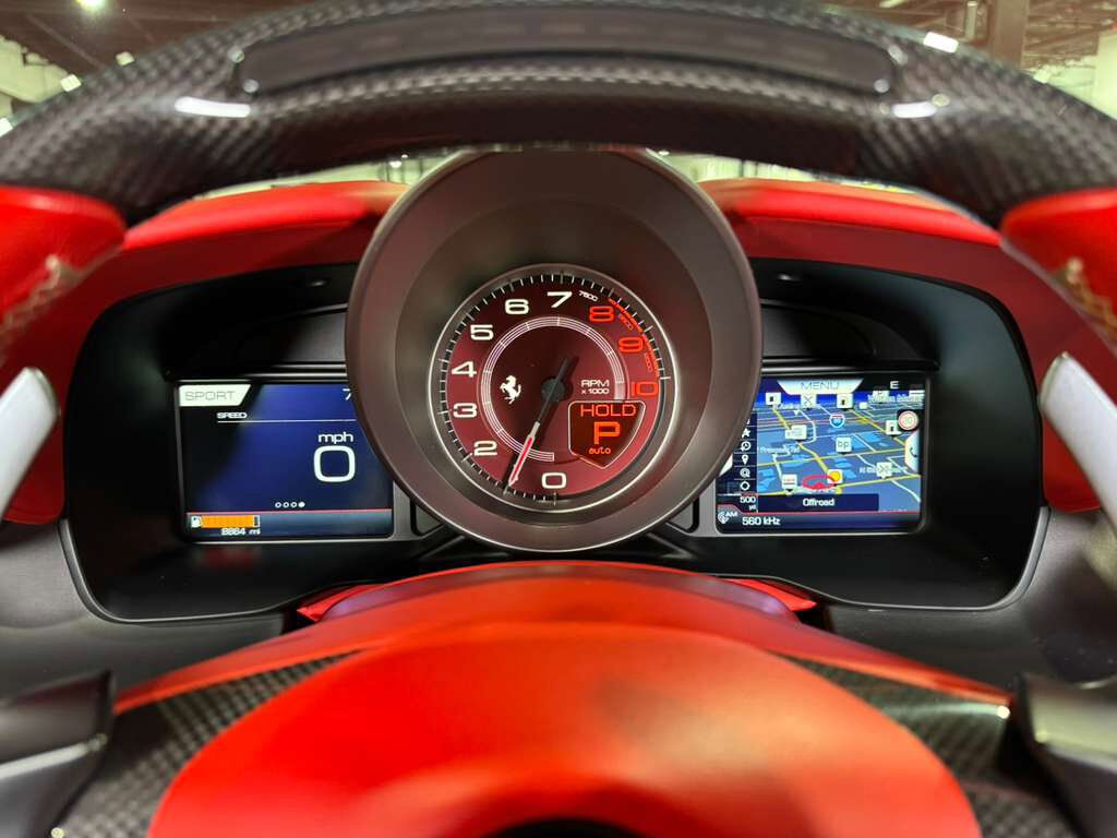 2021 Ferrari F8 Spider Bianco Avus paint, Rosso Ferrari interior, passenger display, adaptive frontlight system AND MORE!!! Fort Lauderdale FL