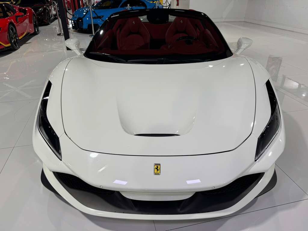 2021 Ferrari F8 Spider Bianco Avus paint, Rosso Ferrari interior, passenger display, adaptive frontlight system AND MORE!!! Fort Lauderdale FL