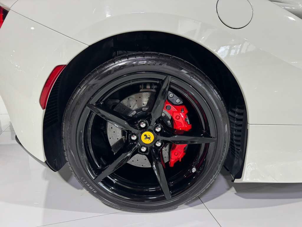 2021 Ferrari F8 Spider Bianco Avus paint, Rosso Ferrari interior, passenger display, adaptive frontlight system AND MORE!!! Fort Lauderdale FL