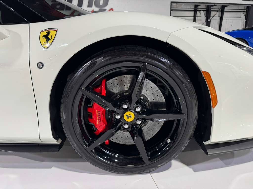 2021 Ferrari F8 Spider Bianco Avus paint, Rosso Ferrari interior, passenger display, adaptive frontlight system AND MORE!!! Fort Lauderdale FL
