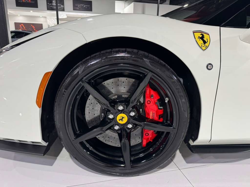 2021 Ferrari F8 Spider Bianco Avus paint, Rosso Ferrari interior, passenger display, adaptive frontlight system AND MORE!!! Fort Lauderdale FL