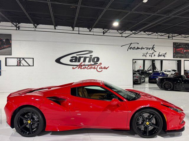 2021 Ferrari F8 Spider Rosso Corsa paint, Beige Tradizione interior, advanced front driving camera AND MUCH MORE!! Fort Lauderdale FL