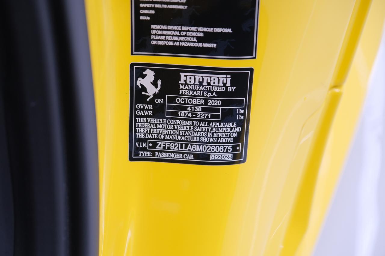 2021 Ferrari F8 Tributo Base Miami FL