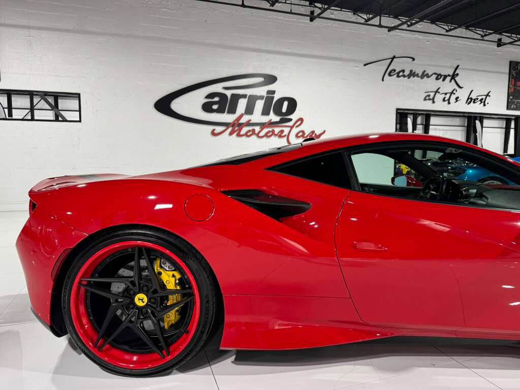 2021 Ferrari F8 Tributo Rosso Corsa paint,Daytona style seats,front lifter,JBL audio,carbon galore AND MUCH MORE!! Fort Lauderdale FL
