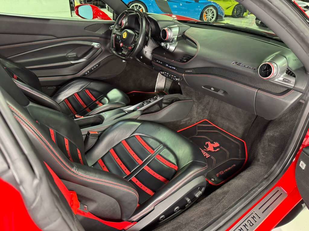 2021 Ferrari F8 Tributo Rosso Corsa paint,Daytona style seats,front lifter,JBL audio,carbon galore AND MUCH MORE!! Fort Lauderdale FL