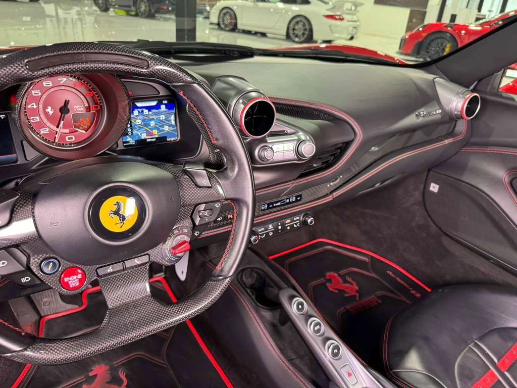 2021 Ferrari F8 Tributo Rosso Corsa paint,Daytona style seats,front lifter,JBL audio,carbon galore AND MUCH MORE!! Fort Lauderdale FL