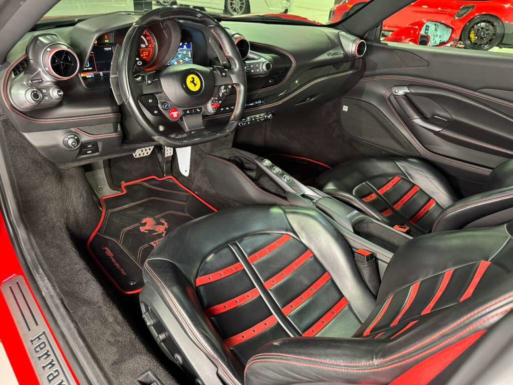 2021 Ferrari F8 Tributo Rosso Corsa paint,Daytona style seats,front lifter,JBL audio,carbon galore AND MUCH MORE!! Fort Lauderdale FL