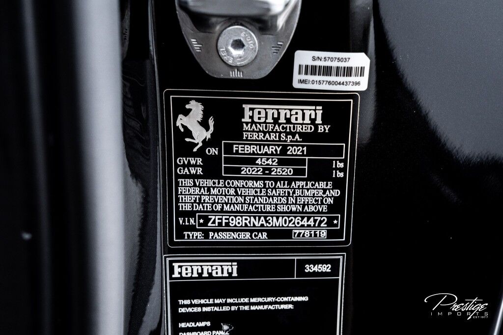 2021 Ferrari Roma North Miami Beach FL