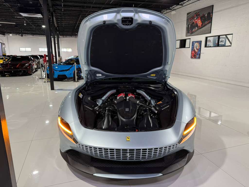 2021 Ferrari Roma Atelier New York build, Grigio Alloy paint, Blu Sterling interior, carbon galore AND MUCH MORE!!! Fort Lauderdale FL