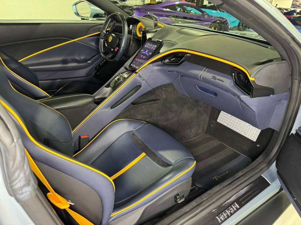 2021 Ferrari Roma Atelier New York build, Grigio Alloy paint, Blu Sterling interior, carbon galore AND MUCH MORE!!! Fort Lauderdale FL