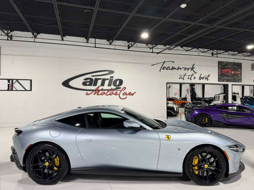 2021 Ferrari Roma Atelier New York build, Grigio Alloy paint, Blu Sterling interior, carbon galore AND MUCH MORE!!! Fort Lauderdale FL