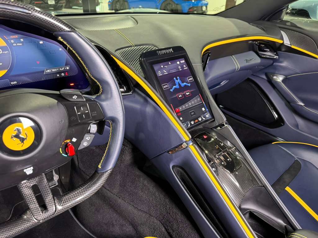 2021 Ferrari Roma Atelier New York build, Grigio Alloy paint, Blu Sterling interior, carbon galore AND MUCH MORE!!! Fort Lauderdale FL
