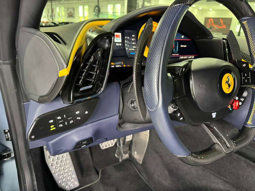2021 Ferrari Roma Atelier New York build, Grigio Alloy paint, Blu Sterling interior, carbon galore AND MUCH MORE!!! Fort Lauderdale FL