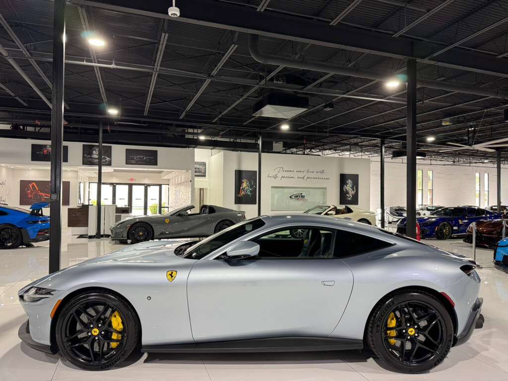 2021 Ferrari Roma Atelier New York build, Grigio Alloy paint, Blu Sterling interior, carbon galore AND MUCH MORE!!! Fort Lauderdale FL