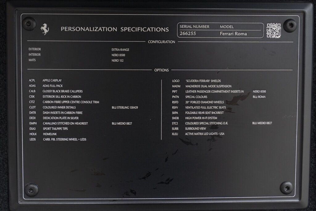 2021 Ferrari Roma Base Miami FL