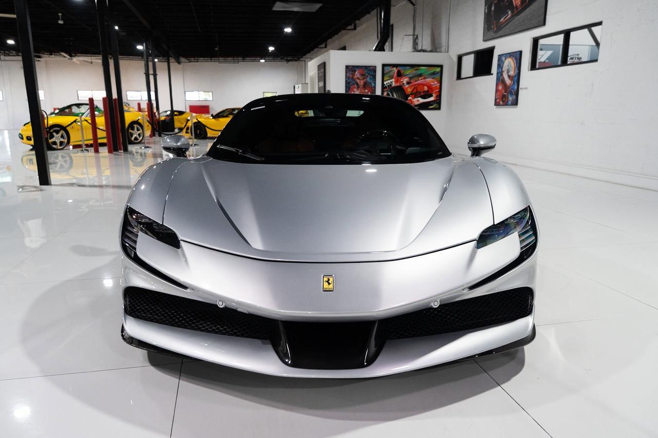 2021 Ferrari SF90 Stradale Atelier New York,two-tone,Argento Nurburgring paint,extended Fiorano pack,carbon galore & MUCH MORE!