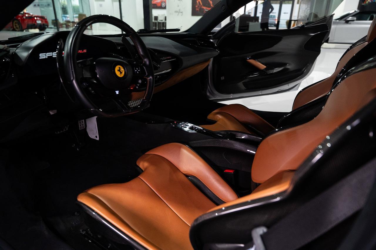 2021 Ferrari SF90 Stradale Atelier New York,two-tone,Argento Nurburgring paint,extended Fiorano pack,carbon galore & MUCH MORE! Fort Lauderdale FL