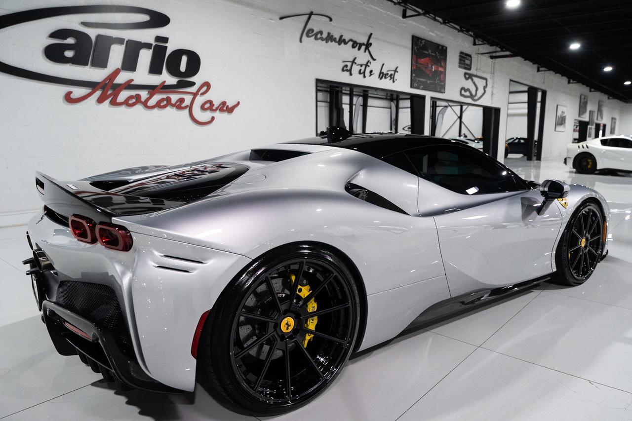 2021 Ferrari SF90 Stradale Atelier New York,two-tone,Argento Nurburgring paint,extended Fiorano pack,carbon galore & MUCH MORE! Fort Lauderdale FL