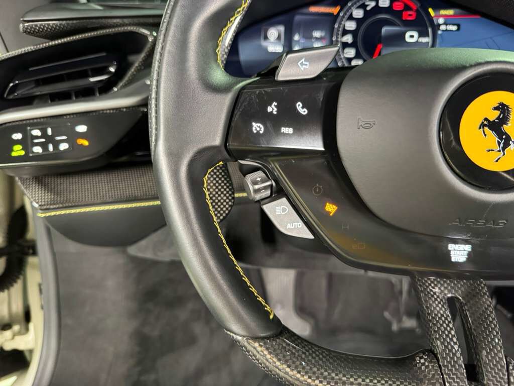 2021 Ferrari SF90 Stradale Bianco Italia paint, Extended Fiorano pack, JBL audio, forged wheels, carbon galore AND MUCH MORE!!! Fort Lauderdale FL