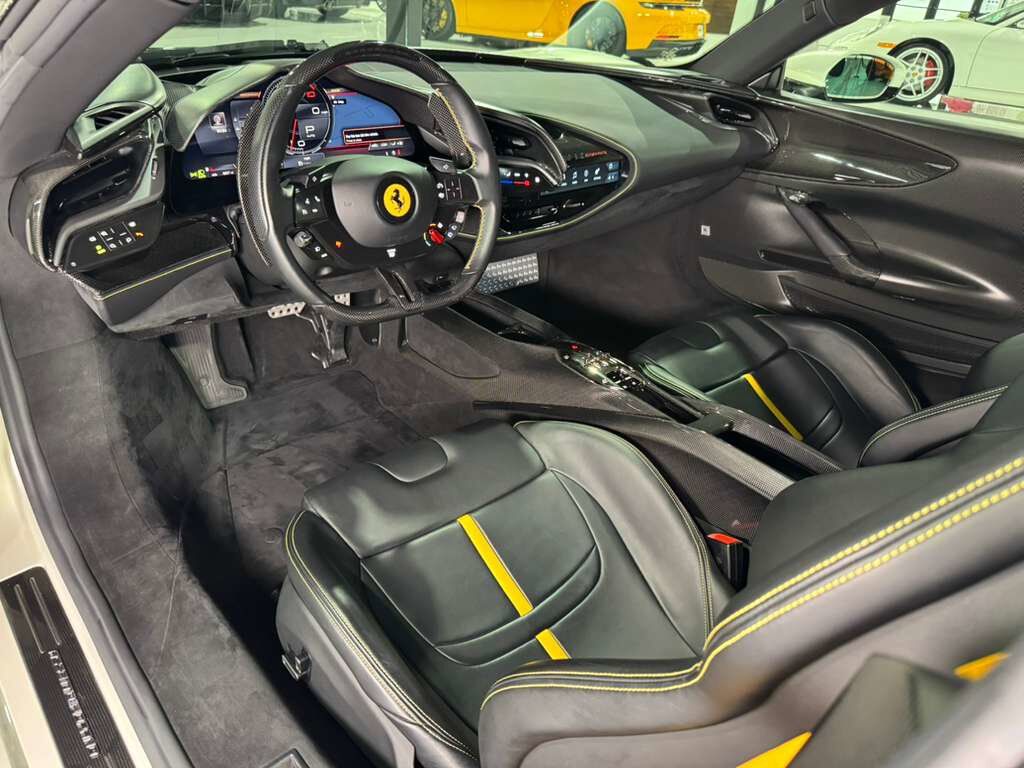 2021 Ferrari SF90 Stradale Bianco Italia paint, Extended Fiorano pack, JBL audio, forged wheels, carbon galore AND MUCH MORE!!! Fort Lauderdale FL