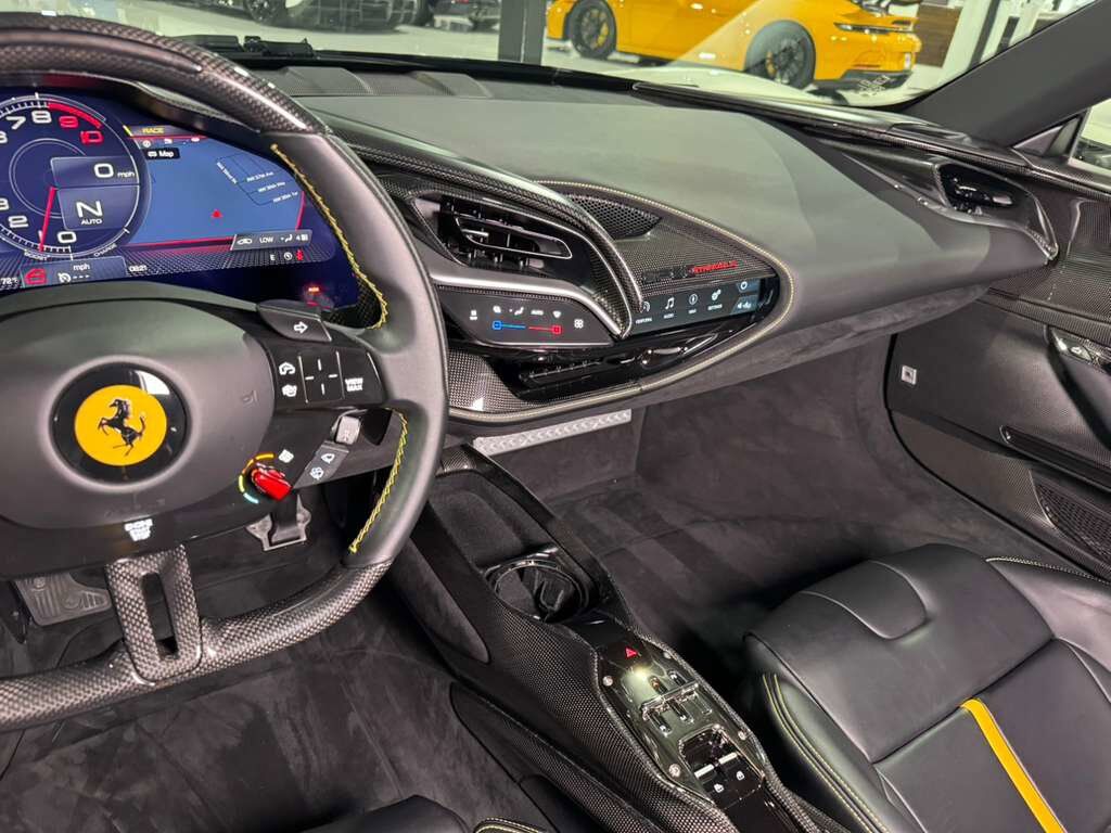 2021 Ferrari SF90 Stradale Bianco Italia paint, Extended Fiorano pack, JBL audio, forged wheels, carbon galore AND MUCH MORE!!! Fort Lauderdale FL