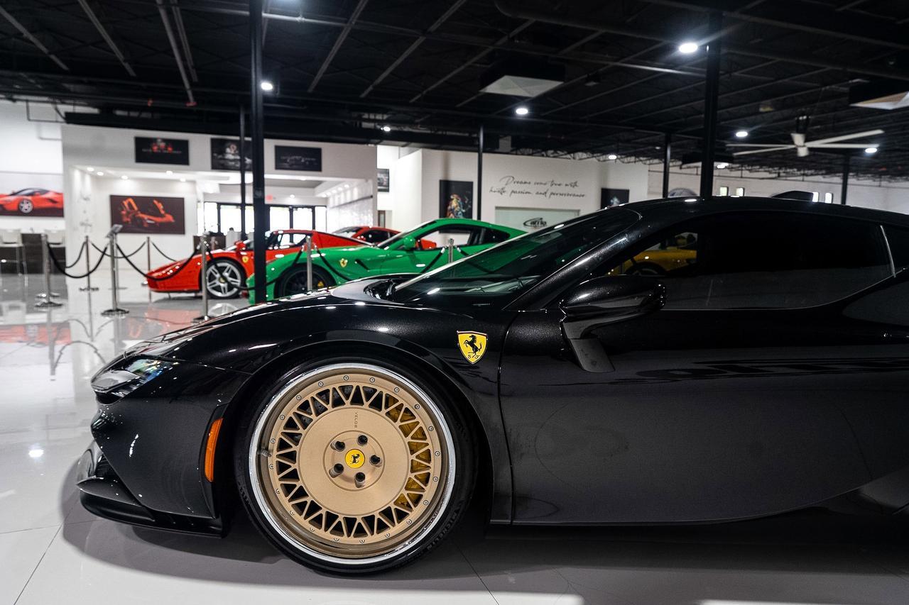 2021 Ferrari SF90 Stradale Nero Daytona paint, Extra-Range interior, suspension lifter, JBL audio, carbon galore AND MUCH MORE! Fort Lauderdale FL