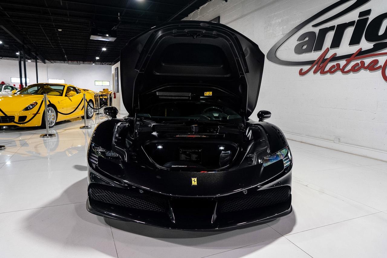 2021 Ferrari SF90 Stradale Nero Daytona paint, Extra-Range interior, suspension lifter, JBL audio, carbon galore AND MUCH MORE! Fort Lauderdale FL
