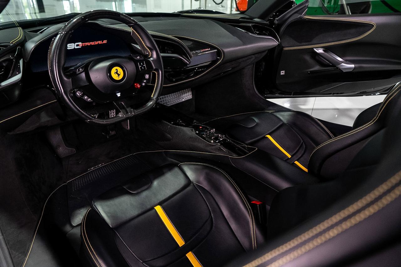 2021 Ferrari SF90 Stradale Nero Daytona paint, Extra-Range interior, suspension lifter, JBL audio, carbon galore AND MUCH MORE! Fort Lauderdale FL