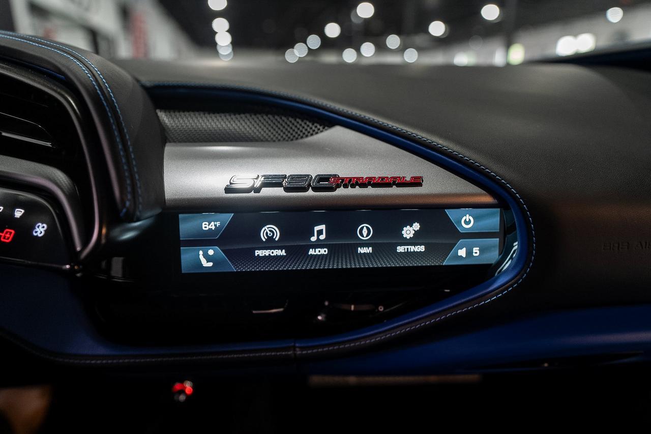 2021 Ferrari SF90 Stradale Rosso Corsa paint, Azzurro Santorini interior, suspension lifter, scuderia shields AND MUCH MORE!!! Fort Lauderdale FL