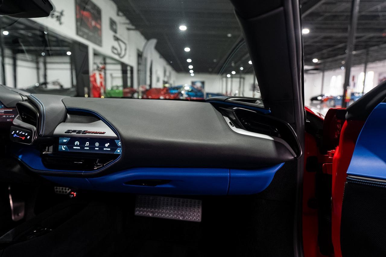 2021 Ferrari SF90 Stradale Rosso Corsa paint, Azzurro Santorini interior, suspension lifter, scuderia shields AND MUCH MORE!!! Fort Lauderdale FL