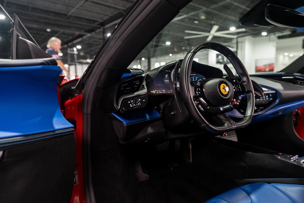 2021 Ferrari SF90 Stradale Rosso Corsa paint, Azzurro Santorini interior, suspension lifter, scuderia shields AND MUCH MORE!!! Fort Lauderdale FL