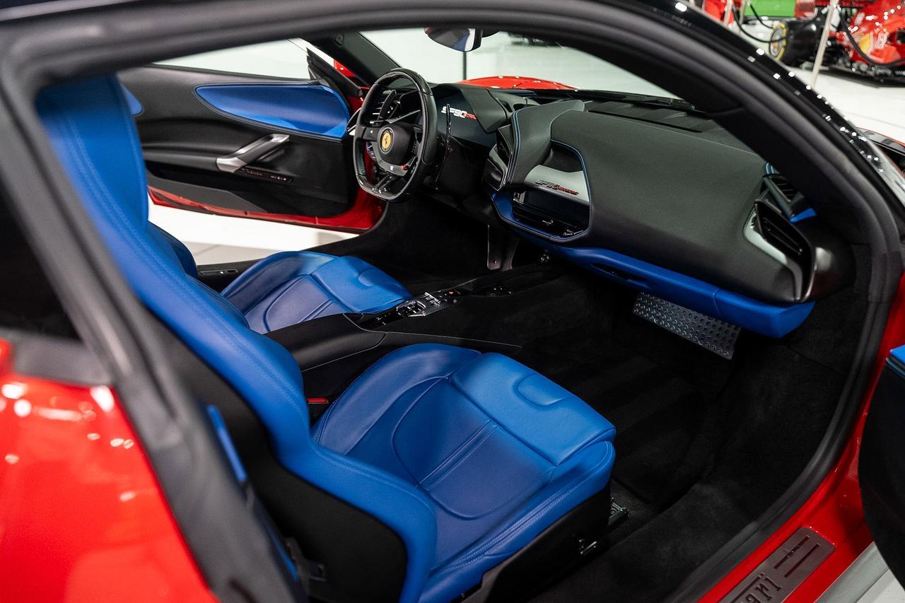 2021 Ferrari SF90 Stradale Rosso Corsa paint, Azzurro Santorini interior, suspension lifter, scuderia shields AND MUCH MORE!!! Fort Lauderdale FL
