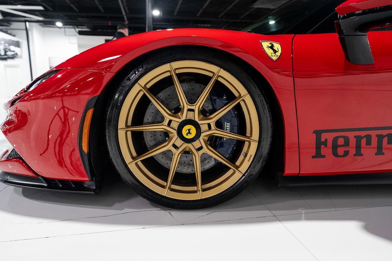 2021 Ferrari SF90 Stradale Rosso Corsa paint, Azzurro Santorini interior, suspension lifter, scuderia shields AND MUCH MORE!!! Fort Lauderdale FL