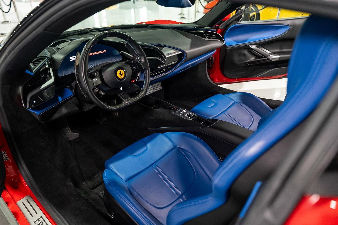 2021 Ferrari SF90 Stradale Rosso Corsa paint, Azzurro Santorini interior, suspension lifter, scuderia shields AND MUCH MORE!!! Fort Lauderdale FL