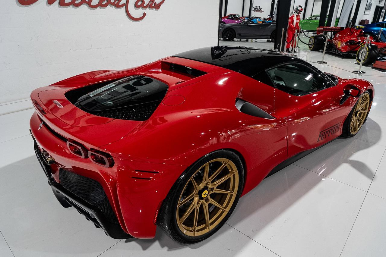 2021 Ferrari SF90 Stradale Rosso Corsa paint, Azzurro Santorini interior, suspension lifter, scuderia shields AND MUCH MORE!!! Fort Lauderdale FL