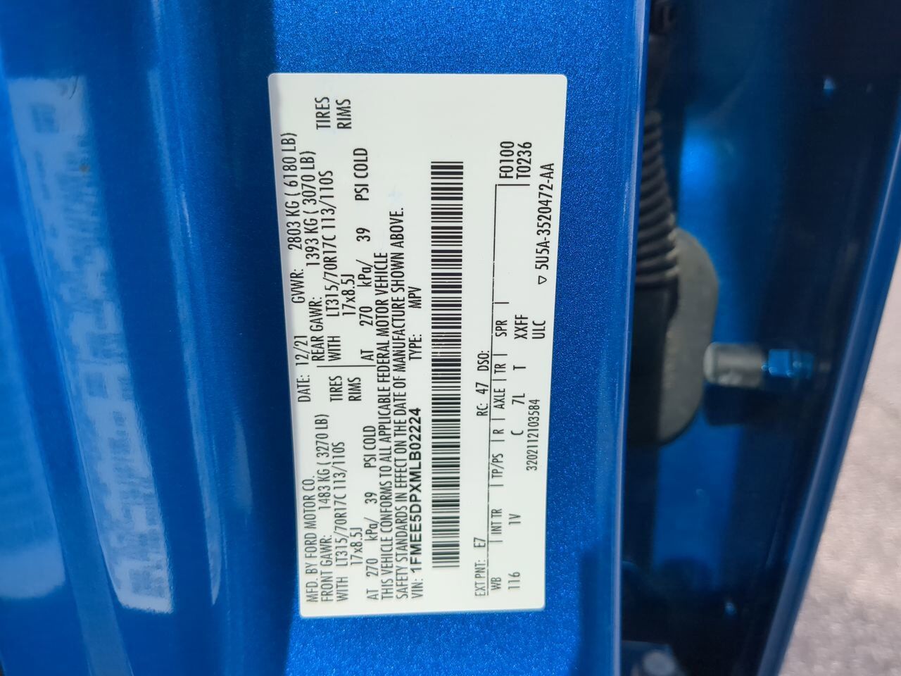 2021 Ford Bronco Badlands Winder GA