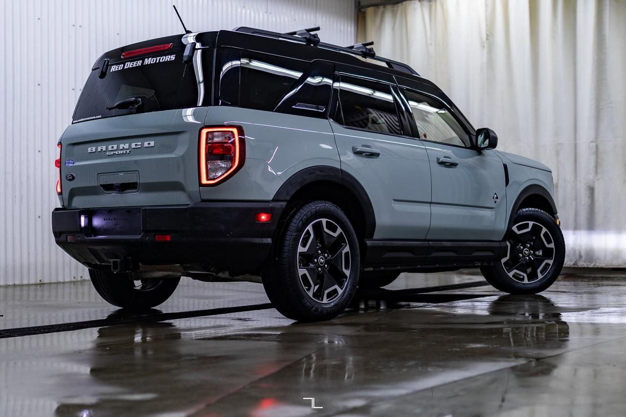 2021 Ford Bronco Sport 4x4 Outer Banks Leather BCam Red Deer AB